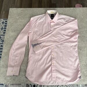 House Of Cavani Womens  Pink 100% Cotton Shirt,‎ Size 15/ XL